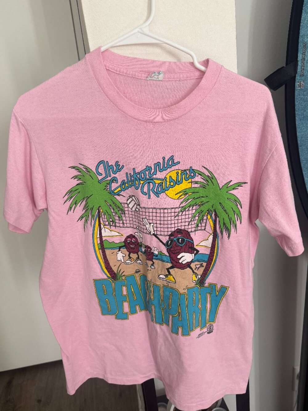 1986 Vintage California Raisins Beach Party Shirt RARE